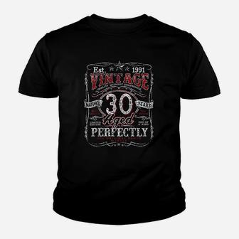Vintage 31st Birthday 1991 Born In 1991 Gift Kid T-Shirt - Seseable