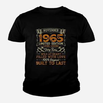 Vintage 55th Birthday November 1965 Kid T-Shirt - Seseable