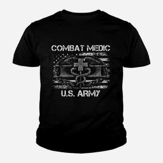Vintage Army Combat Medic Veteran Gift For Us Army Veteran Kid T-Shirt | Seseable FR