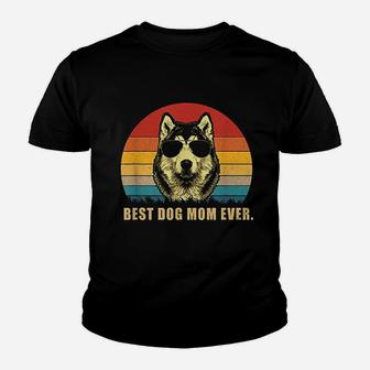 Vintage Best Dog Mom Ever Cute Gifts For Your Mom Kid T-Shirt - Seseable