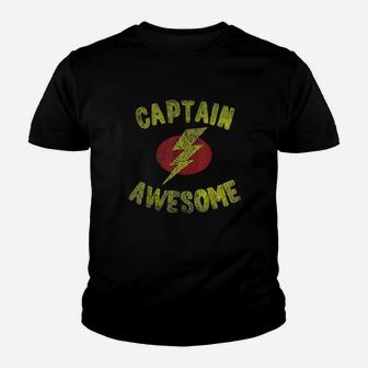 Vintage Captain Awesome Kid T-Shirt - Seseable