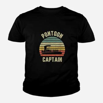 Vintage Captain Funny Boat Kid T-Shirt - Seseable