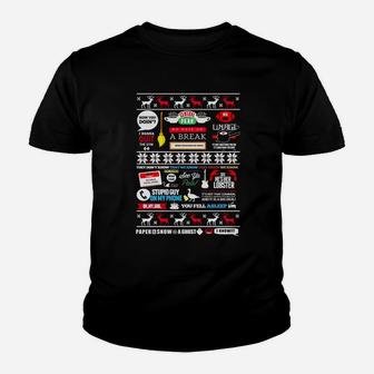 Vintage Christmas Friends We Are On A Break Kid T-Shirt - Seseable