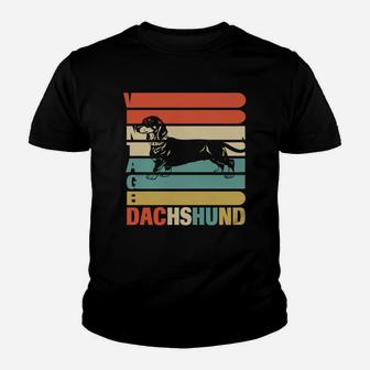 Vintage Dachshund Dog Shirts For Who Love Dachshund Kid T-Shirt - Seseable