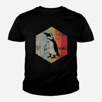Vintage Earth Day Gifts Retro Penguin Kid T-Shirt - Seseable