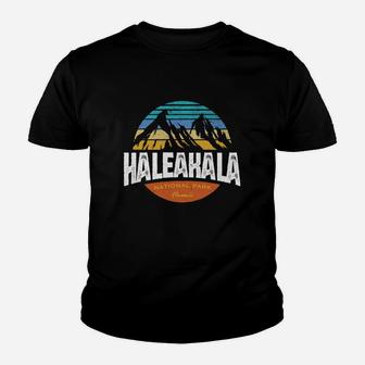 Vintage Haleakala National Park Hawaii Pullover Hoodie Kid T-Shirt - Seseable