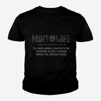 Vintage Hunt Wife Most Patient Married To The Dedicated Hunter Kid T-Shirt - Seseable