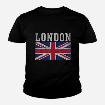 Vintage London England Kid T-Shirt - Seseable