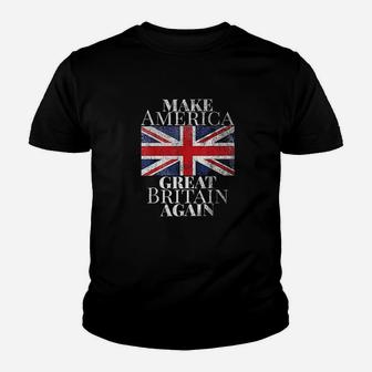 Vintage Make America Great Britain Again Kid T-Shirt - Seseable