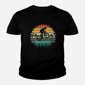 Vintage Mountain Bike Mtb Kid T-Shirt - Seseable