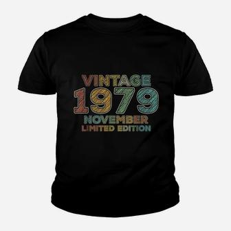 Vintage November 1979 42ndears Old Birthday Kid T-Shirt - Seseable