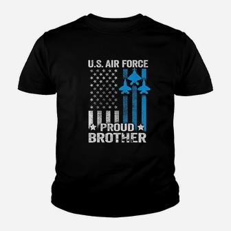 Vintage Proud Brother Us Air Force Usaf Kid T-Shirt - Seseable