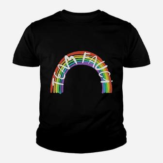 Vintage Rainbow Dr Fauci I Love Fauci Team Fauci Kid T-Shirt - Seseable