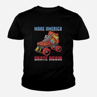 Vintage Roller Skating Disco Kid T-Shirt - Seseable