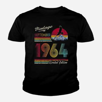 Vintage September 1964 58th Birthday 58 Years Old Gift Kid T-Shirt - Seseable