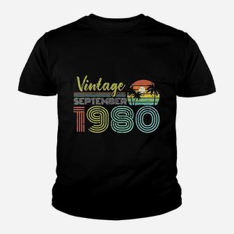 Vintage September 1980 41stears Old Birthday Kid T-Shirt - Seseable