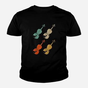 Violin Music Teacher Vintage Kid T-Shirt - Seseable