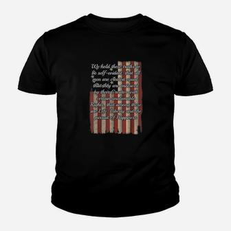 We Hold These Truths Declaration Of Independence Kid T-Shirt - Seseable