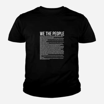 We The People Bill Of Rights United States Constitution Tee Kid T-Shirt - Seseable