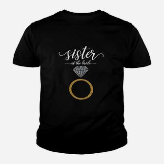 Wedding Bridal Shower Cute Gift Idea For Sister Of The Bride Kid T-Shirt - Seseable