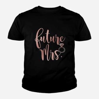 Wedding Gift For Her Bride Groom Soon To Be Future Mrs Kid T-Shirt - Seseable