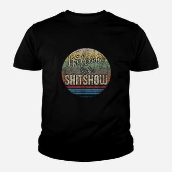 Welcome To The Show In Retro Vintage Colors Kid T-Shirt - Seseable
