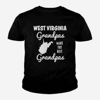 West Virginia Grandpas Make The Best Grandpas T-shirt Kid T-Shirt - Seseable