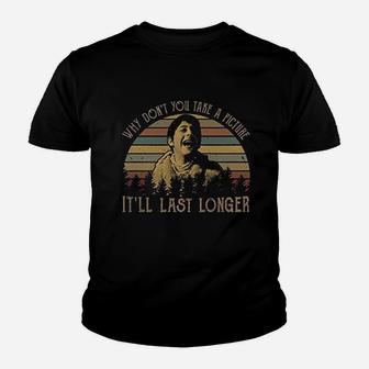 Why Dont You Take A Picture It Will Last Longer Vintage Kid T-Shirt - Seseable