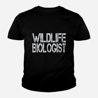 Wildlife Biologist Animal And Plant Expert Gift Biology Pun Kid T-Shirt - Seseable
