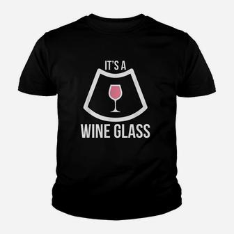 Wine Ultrasound Tech Medical Sonography Gift Wine Glass Kid T-Shirt - Seseable