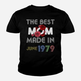 Womens Made In June 1979 Vintage 43rd Birthday Mom Cute Gift Kid T-Shirt - Seseable