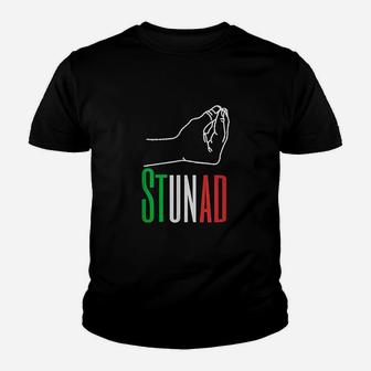 Words In Italian Stunad Italian Funny Italy Gift Kid T-Shirt - Seseable