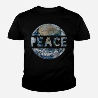 World Peace On Earth Conscious Humanity Love And Kindness Youth T-shirt - Seseable
