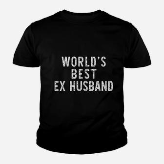 Worlds Best Ex Husband Funny Gift Christmas Kid T-Shirt - Seseable