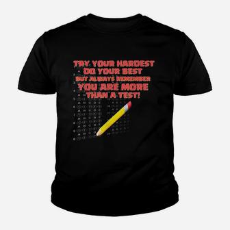You Are More Than A Test Standardized Test Teacher Kid T-Shirt - Seseable