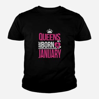 Zodiac Queen Tierkreis January Kinder T-Shirt - Seseable