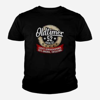 Zum 52 Geburtstag Oldtimer 52 Jahre Kinder T-Shirt - Seseable