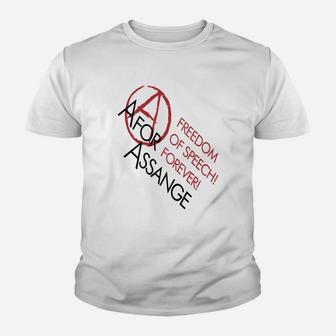 A For Assange Eco-friendly Tees Kid T-Shirt - Seseable