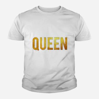 African Queen Woman Afro Black History Month Youth T-shirt - Seseable