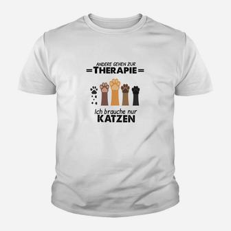 Andere Gehen Zur Therapie Cats Kinder T-Shirt - Seseable