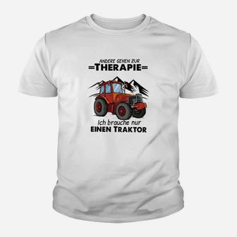 Andere Gehen Zur Therapie Tractor Kinder T-Shirt - Seseable