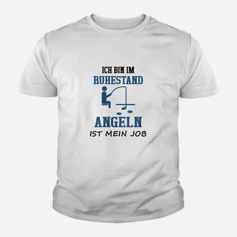 Angeln Ich Bin Im Ruhestand Kinder T-Shirt - Seseable