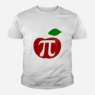 Apple Pie Lover Funny Pi Day Math Teacher Kid T-Shirt - Seseable