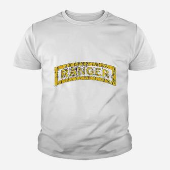 Army Ranger Enlarged Ranger Tab Kid T-Shirt - Seseable