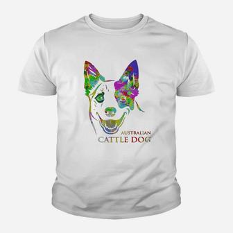 Australian Cattle Dog Arts Kid T-Shirt - Seseable