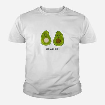 Avocado Liebe You And Me  Geschenk Idee Kinder T-Shirt - Seseable