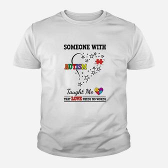 Awareness Support Autistic Gift For Mom Dad Kid T-Shirt - Seseable