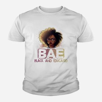 Bae Black And Educated Kid T-Shirt - Seseable