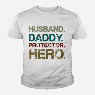 Bamys Husband Daddy Protector Hero Kid T-Shirt - Seseable