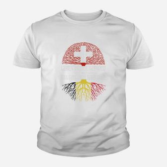 Belgischen Wurzeln Schweiz Kinder T-Shirt - Seseable
